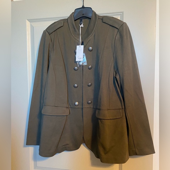 Lane Bryant Jackets & Blazers - Olive Military Jacket